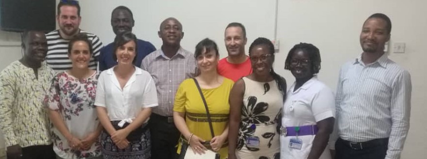 Un grupo de seis profesionales del Hospital San Juan de Dios de Pamplona ha viajado a Ghana para trabajar sobre el terreno en el Hospital San Juan de Dios de Koforidua.