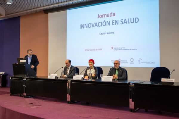 La innovación en el sistema público de salud de Navarra, a debate en una jornada entre profesionales directivos.