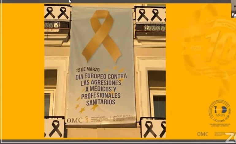Día Europeo contra las Agresiones a Médicos y Profesionales Sanitarios: El Colegio de Médicos de Navarra anima a que se denuncie siempre cualquier agresión.