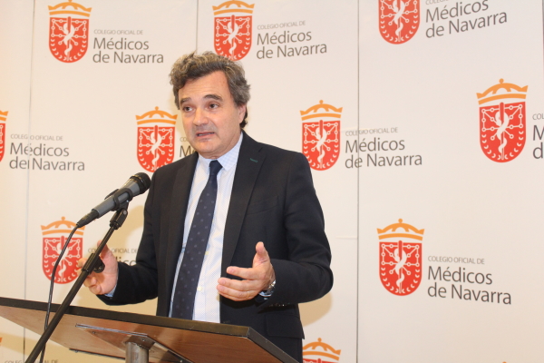 Rafael Teijeira, presidente del Colegio de Médicos de Navarra: “Incertidumbres y certezas”.