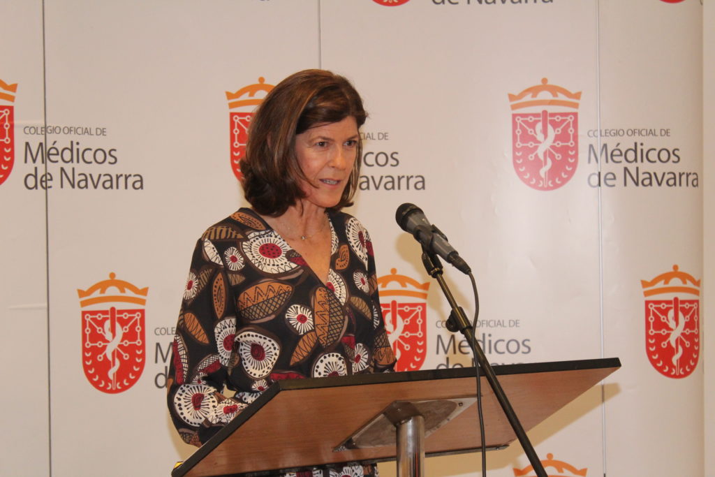 Adriana Goñi: “El Código Suicidio en Navarra permite detectar a las personas en riesgo, mejorar la continuidad de cuidados y dar una respuesta coordinada y rápida”.