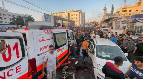 La FCOMCI denuncia la violencia contra los sanitarios y solicita la protección a la población civil en Gaza.