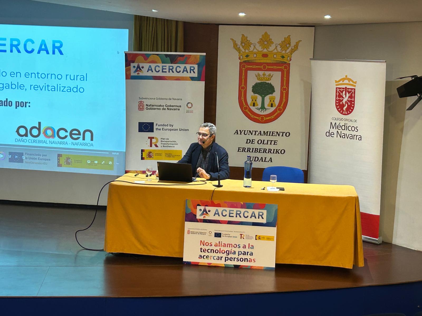 PROYECTO ACERCAR: CHARLA-COLOQUIO “HABLEMOS DE LA DIABETES” CON EL DR. LLUIS FORGA EN OLITE-ERRIBERRI.