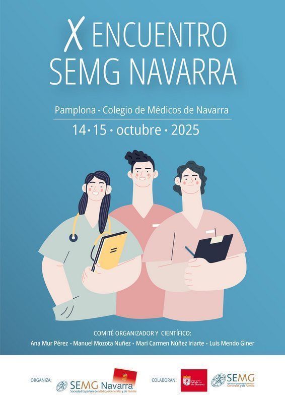 X ENCUENTRO SEMG NAVARRA 2025: ACTUALIZACIÓN CIENTÍFICA PARA MÉDICOS DE ATENCIÓN PRIMARIA.